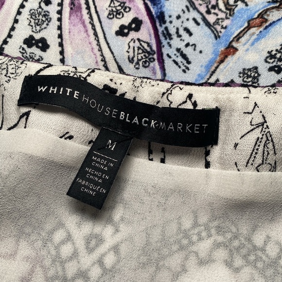 White House Black Market Paisley Cami - Picture 6 of 6